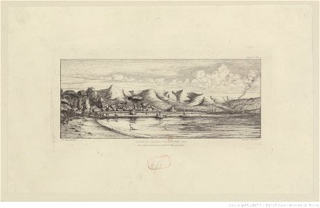 Meryon - Presqu'île de Banks, pointe des Charbonniers, Akaroa, btv1b55002156h