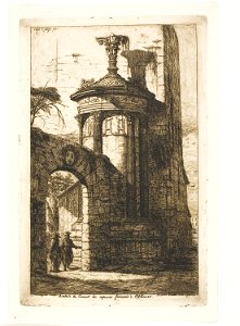 Meryon - Entrance to the French Capuchin Monastery in Athens, 1938.1625