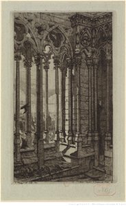 Meryon - La galerie Notre-Dame, btv1b55001070x
