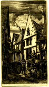Meryon - La rue des Toiles, 1862,1011.720