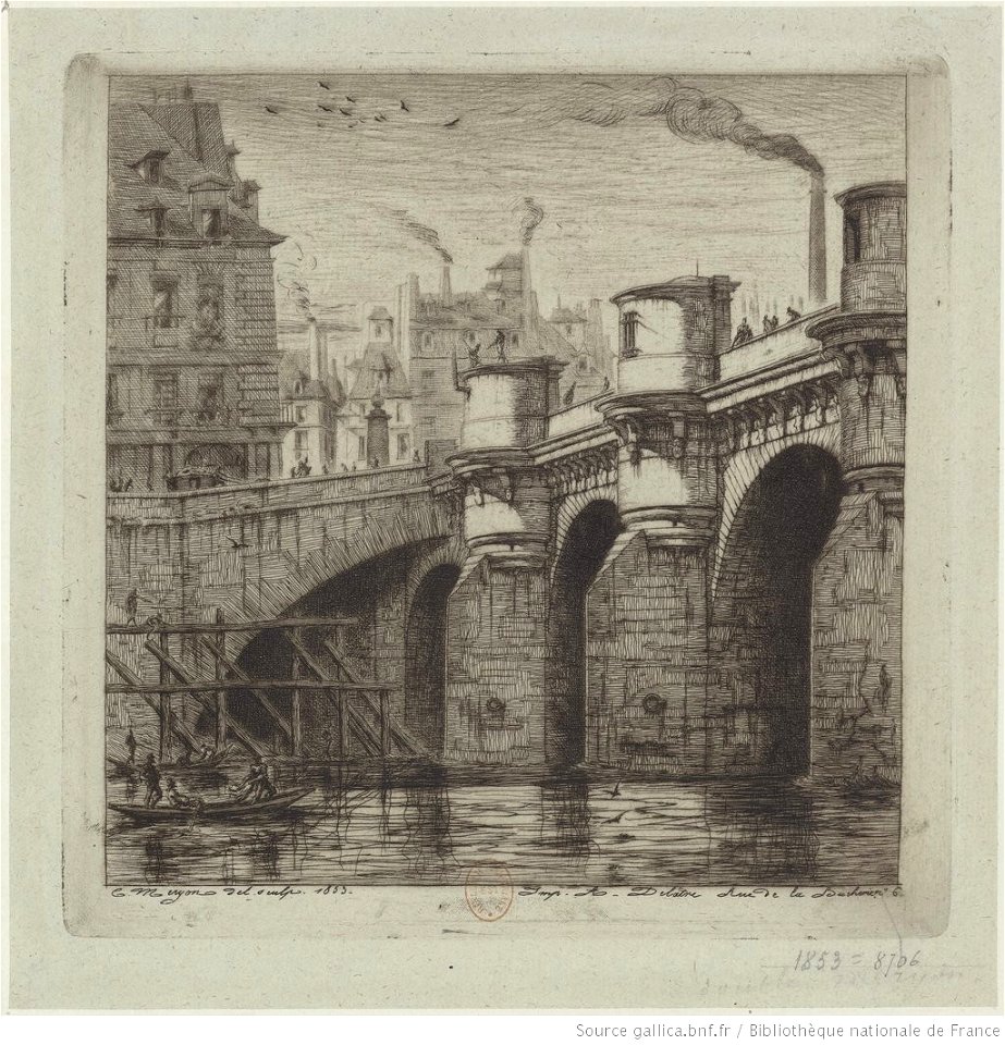 Meryon - Le Pont-Neuf, btv1b550010577