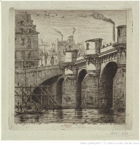 Meryon - Le Pont-Neuf, btv1b550010577