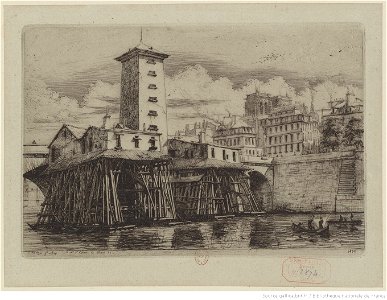Meryon - La pompe Notre-Dame, btv1b55002269n