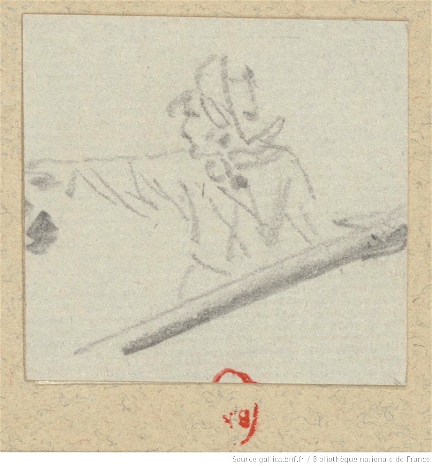 Meryon - Neuf petits croquis études de matelots manoeuvrant, btv1b550021730, vue 6