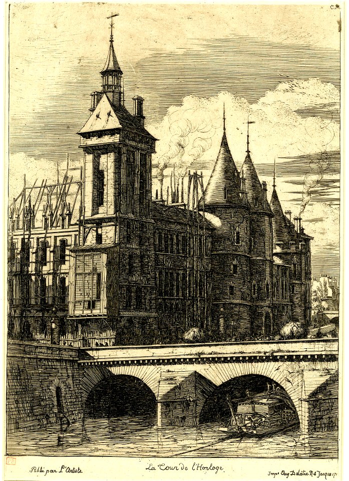 Meryon - La Tour d'Horloge, 1866,1013.581