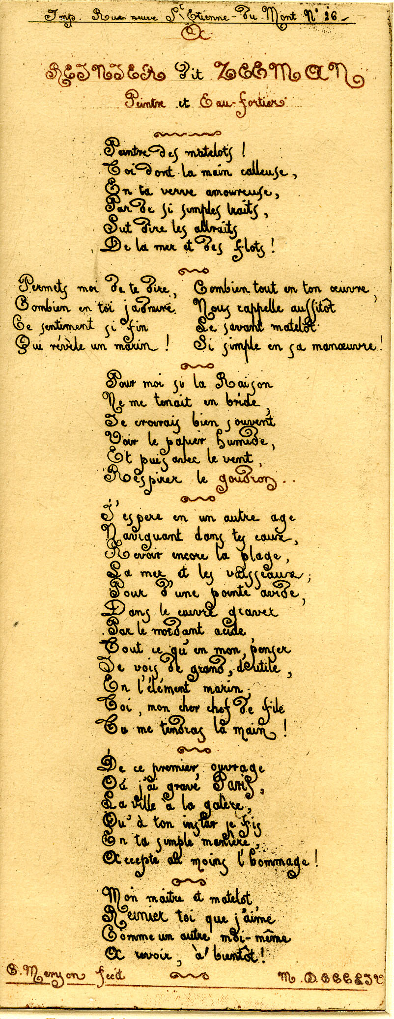 Meryon - Dédicace à Reynier Nooms, dit Zeeman, 1878,0713.2671