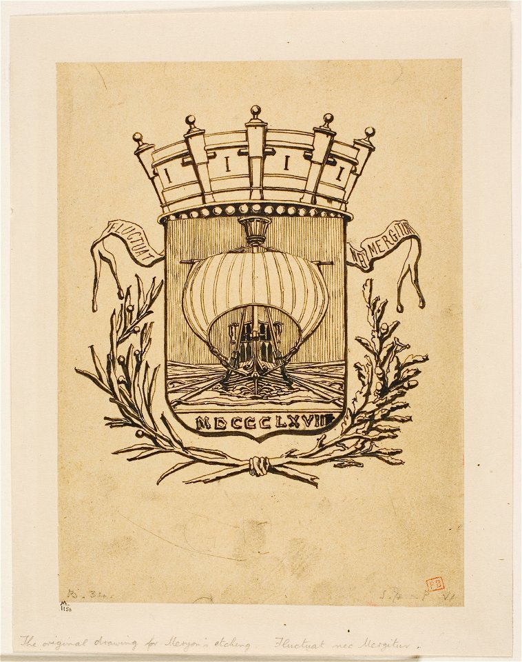 Meryon - It Rocks but is Not Sunk, 1854, 1912.1572