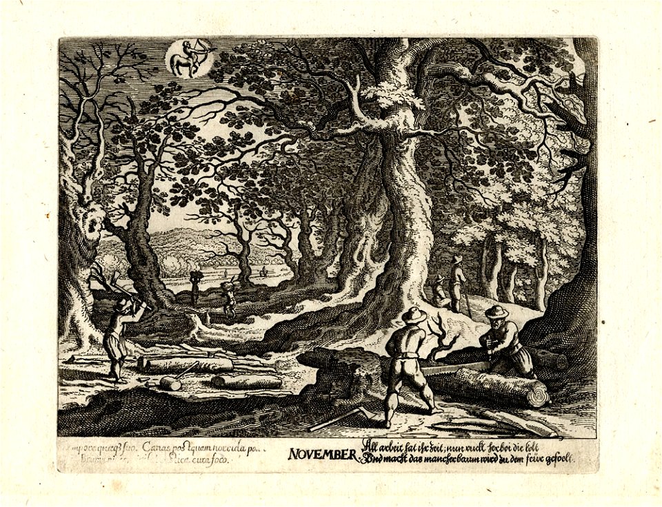 Merian-Aubry Monatsbilder G 1551 I 11 November
