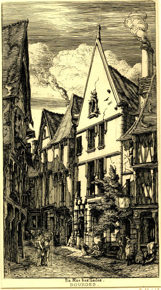 Meryon - La rue des Toiles, 1866,0210.268