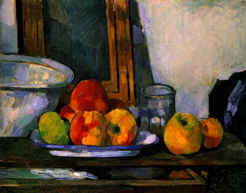 Nature morte avec tiroir ouvert, par Paul Cézanne