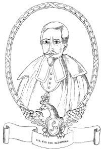 Mikałaj Radzivił Sirotka. Мікалай Радзівіл Сіротка (M. Starkman, 1857). Free illustration for personal and commercial use.