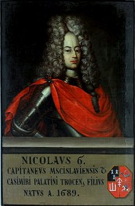 Mikałaj Francišak Sapieha. Мікалай Францішак Сапега (1709)