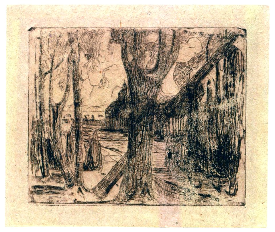 Mikalojus Konstantinas Ciurlionis - Trees (A Tree) - 1905-1906