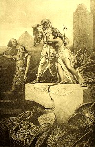 Mihály Zichy - Illustration to Imre Madách's The Tragedy of Man - In Egypt (Scene 4)