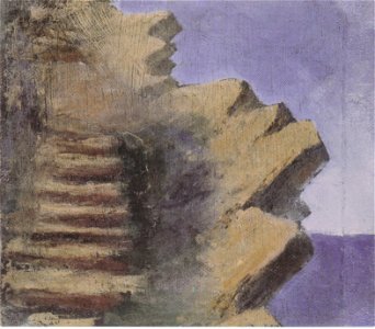 Mikalojus Konstantinas Ciurlionis - CLIFF AT THE SEASIDE - 1905, Anapa