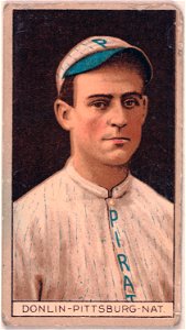 Mike Donlin, Pittsburgh Pirates, baseball card portrait LCCN2008677932