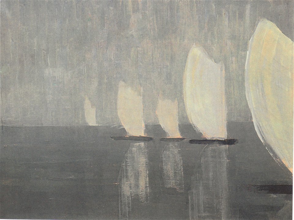 Mikalojus Konstantinas Ciurlionis - SAILING BOATS - 1906