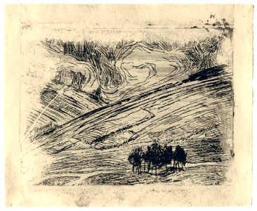 Mikalojus Konstantinas Ciurlionis - Mountainous Fields - 1905