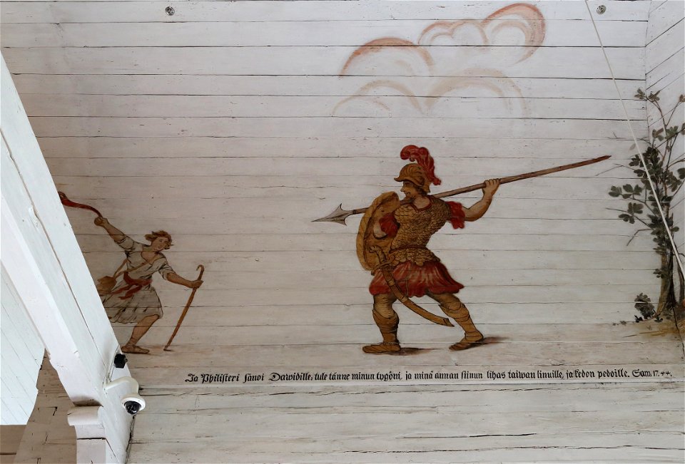 Mikael Toppelius David and Goliath 1774