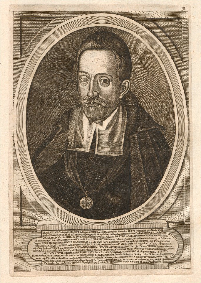 Mikałaj Radzivił Sirotka. Мікалай Радзівіл Сіротка (H. Lajbovič, 1758) (2)