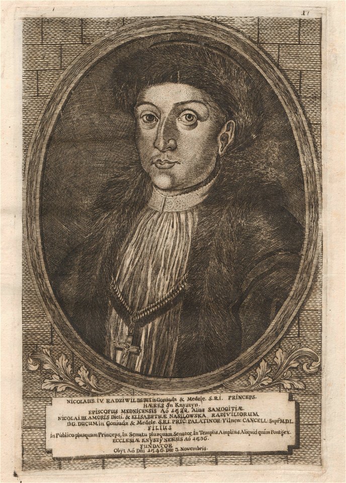 Mikałaj Radzivił. Мікалай Радзівіл (H. Lajbovič, 1758)