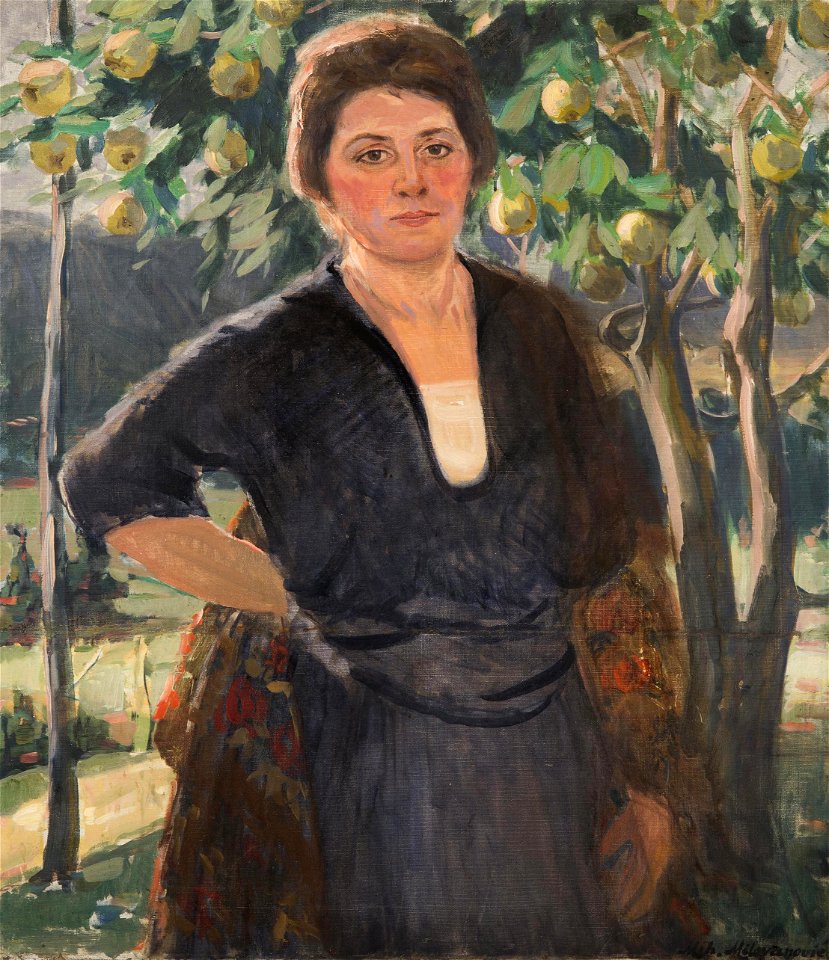 Mihailo Milovanović - Woman wearing a Plaid