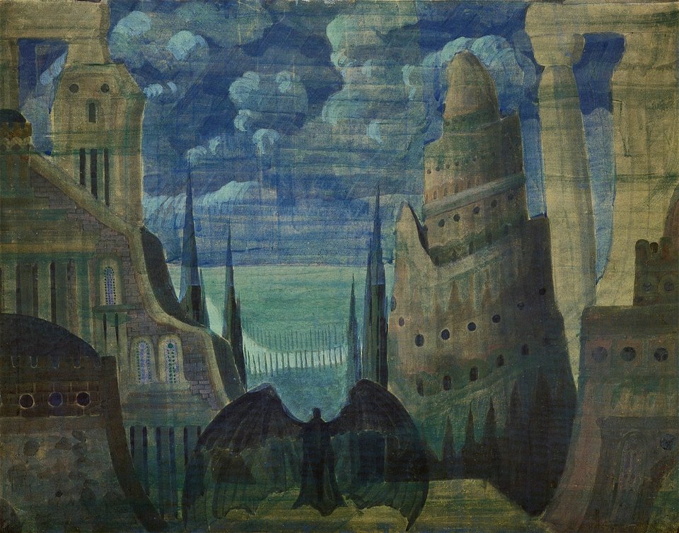 Mikalojus Konstantinas Ciurlionis - FANTASY (THE DEMON) - 1909