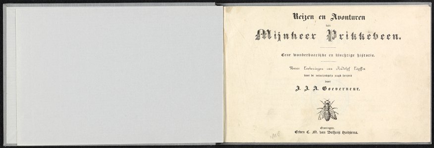 Mijnheer Prikkebeen - KW BJ 01955 - flyleaf-titlepage