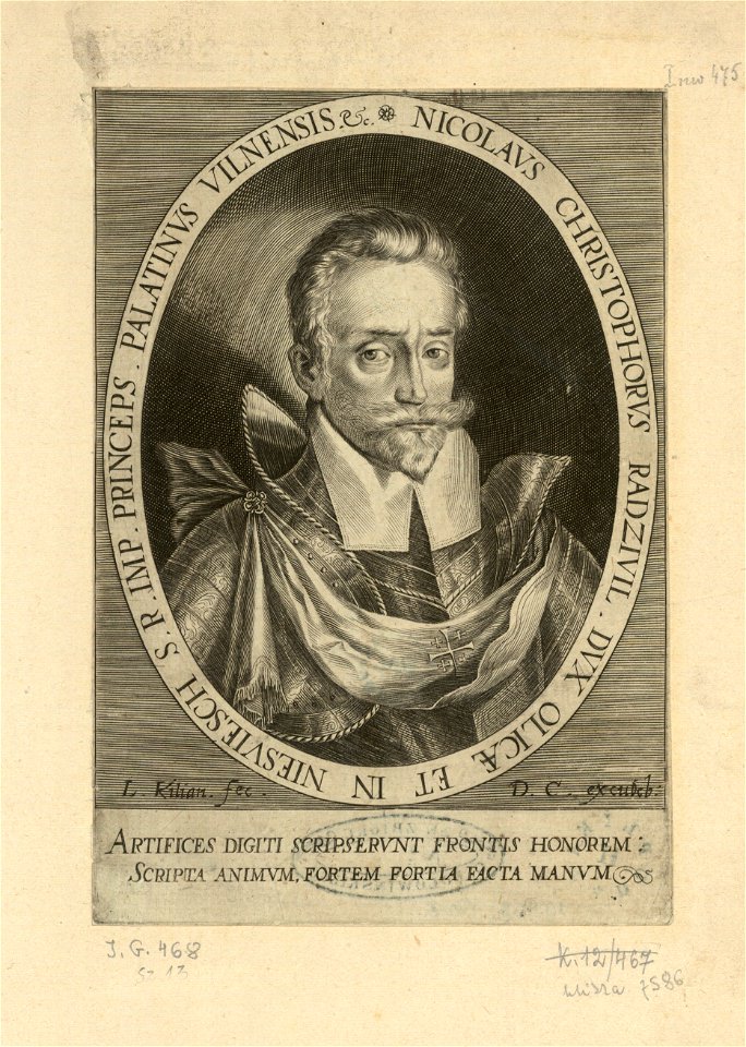 Mikałaj Radzivił Sirotka. Мікалай Радзівіл Сіротка (L. Kilian, 1610-37) (3)
