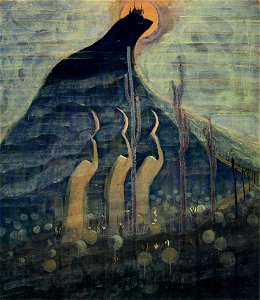 Mikalojus Konstantinas Ciurlionis - FAIRY TALE (I) - 1907. Free illustration for personal and commercial use.