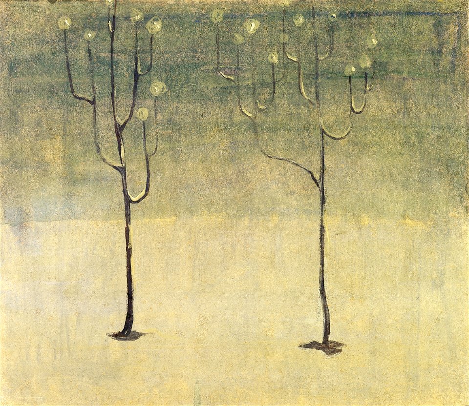 Mikalojus Konstantinas Ciurlionis - WINTER MOTIF - 1907