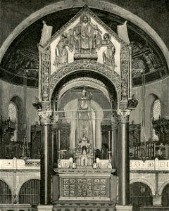Milano altare maggiore nella Basilica di Sant’Ambrogio