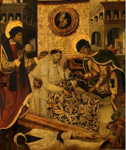 Milagros de los santos médicos Cosme y Damián (Museo del Prado)