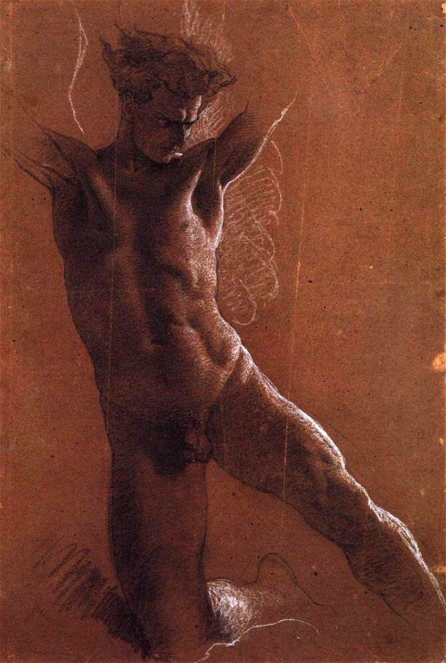 Mihály Zichy - Demon - WGA25982