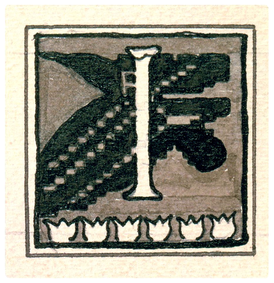 Mikalojus Konstantinas Ciurlionis - Initial I - 1908
