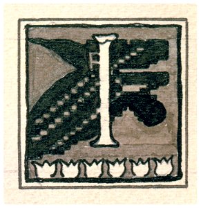 Mikalojus Konstantinas Ciurlionis - Initial I - 1908