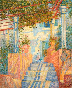 Milan Milovanović - Red Terrace - Google Art Project