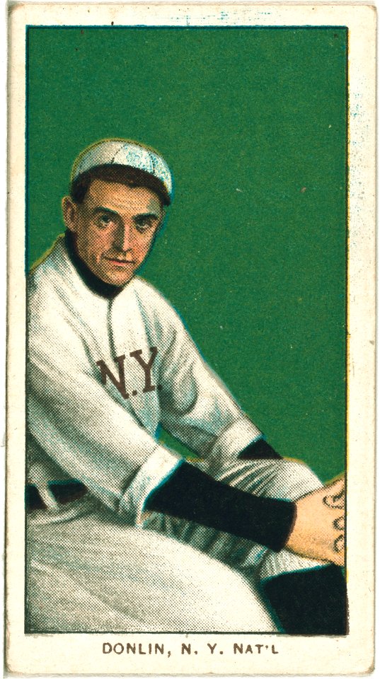 Mike Donlin, New York Giants, baseball card portrait LCCN2008676479