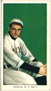 Mike Donlin, New York Giants, baseball card portrait LCCN2008676479