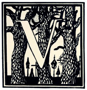 Mikalojus Konstantinas Ciurlionis - Initial V - 1908