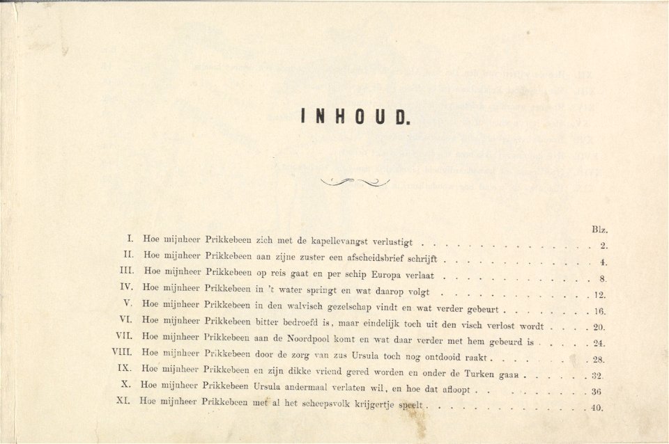Mijnheer Prikkebeen - KW BJ 01955 - contentr