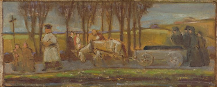 Milan Thomka Mitrovský - Funeral - O 2498 - Slovak National Gallery