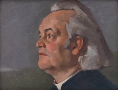 Milan Thomka Mitrovský - Portrait of Msgr. Alojz Kolíska - O 153 - Slovak National Gallery
