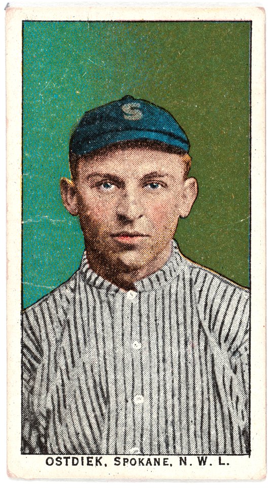 Ostdiek, Spokane Team, baseball card portrait LCCN2007685557