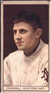 Otis Crandall, New York Giants, baseball card portrait LCCN2008677981