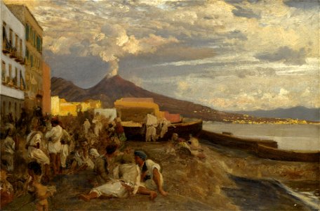 Oswald Achenbach - Die Bucht von Neapel