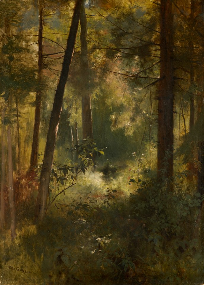 Otto Gebler - Waldinneres - G 4974 - Lenbachhaus