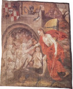 Oswalt Kreusel - Millstätter Fastentuch - Christus in der Vorhölle