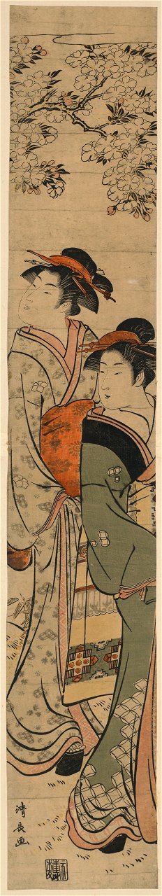 Ouka no nibijin LCCN2009615524, Torii Kiyonaga, 1782
