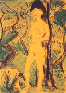 Otto Mueller - Akt im Wald - ca1923